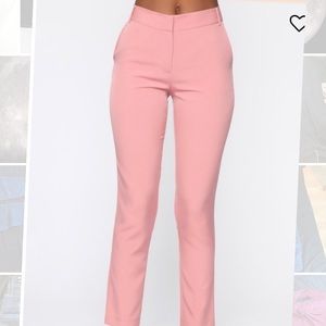 Brand new pink fashion nova pants